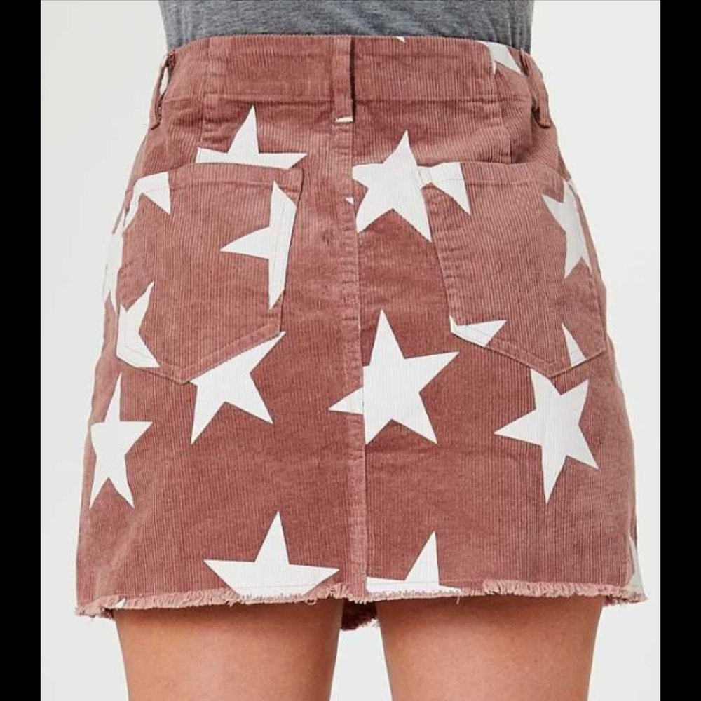 BOHO MAUVE WITH STARS SKIRT - Picture 3 of 8